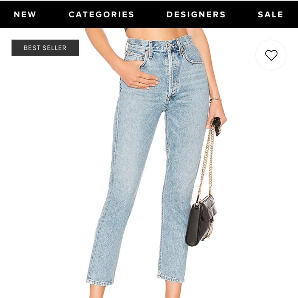 Agolde Riley High Rise Jeans
